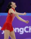 <p>Mirai Nagasu of the USA competes in ladies free skating during the figure skating team event at Gangneung Ice Arena on day three of the PyeongChang Winter Olympics, Feb. 12, 2018. (Photo by Jean Catuffe/Getty Images) </p>