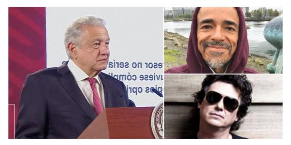 AMLO rechaza dialogar con Saúl Hernández y Rubén Albarrán en tramo del Tren Maya