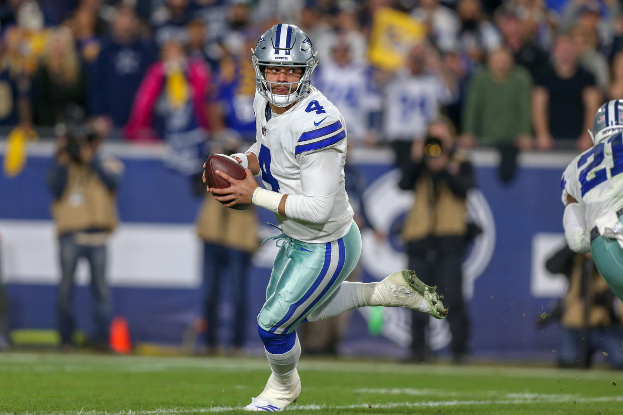 The Cowboys must decide if they want to hand out a roster-changing contract to Dak Prescott soon. (Photo by Jordon Kelly/Icon Sportswire via Getty Images)