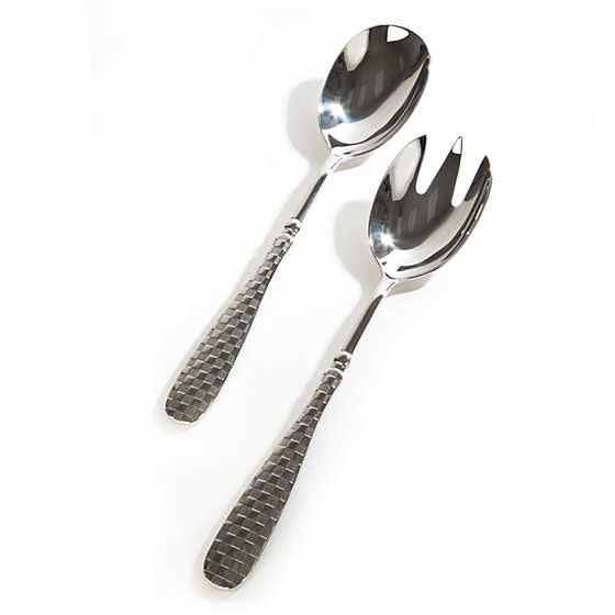 11) Check Salad Serving Set