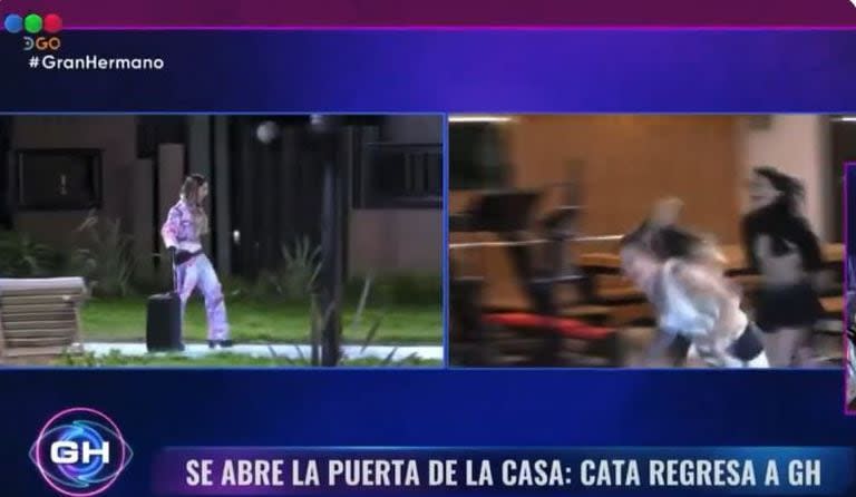 El momento de la caída de Agostina Spinelli