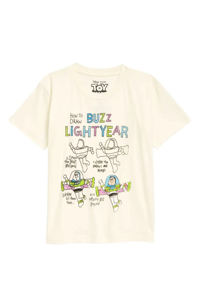 Jem How to Draw Buzz Lightyear Cotton Tee