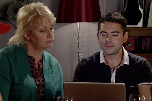 Bruno was immediately axed from the ITV soap. Copyright: [ITV]