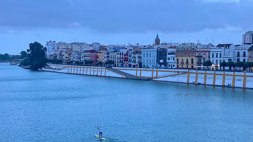 My favourite part of Sevilla is the walk along the Guadalquivir River.