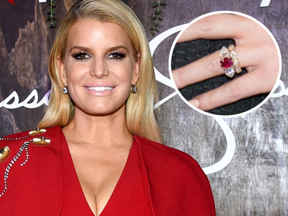 jessica simpson engagement ring