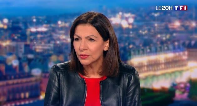 Anne Hidalgo sur TF1 le 8 décembre (Photo: Capture TF1)