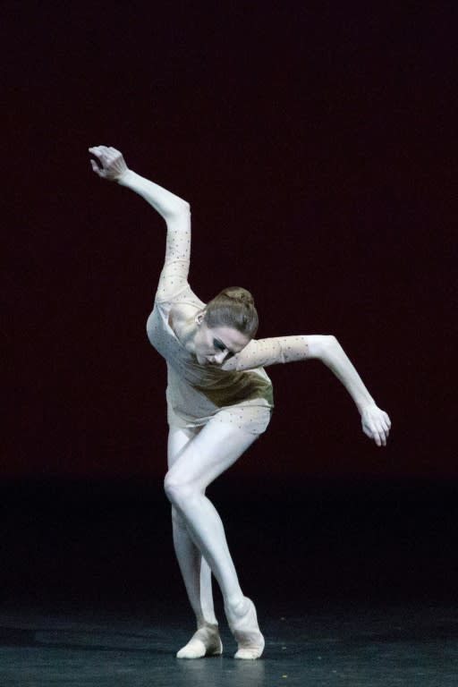 Russian ballet star Svetlana Zakharova, pictured on December 7, 2014, plays Princess Mary in Mikhail Lermontov's "A Hero of Our Time"