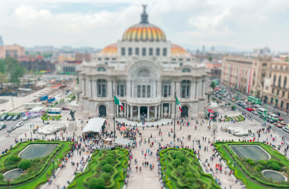 The beauty of the Palacio de Bellas Artes in Buenos Aires, Argentina.