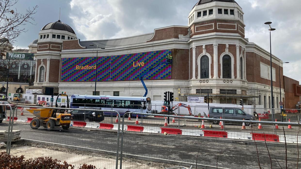 The old Odeon cinema in Bradford, which is being converted into a new music venue