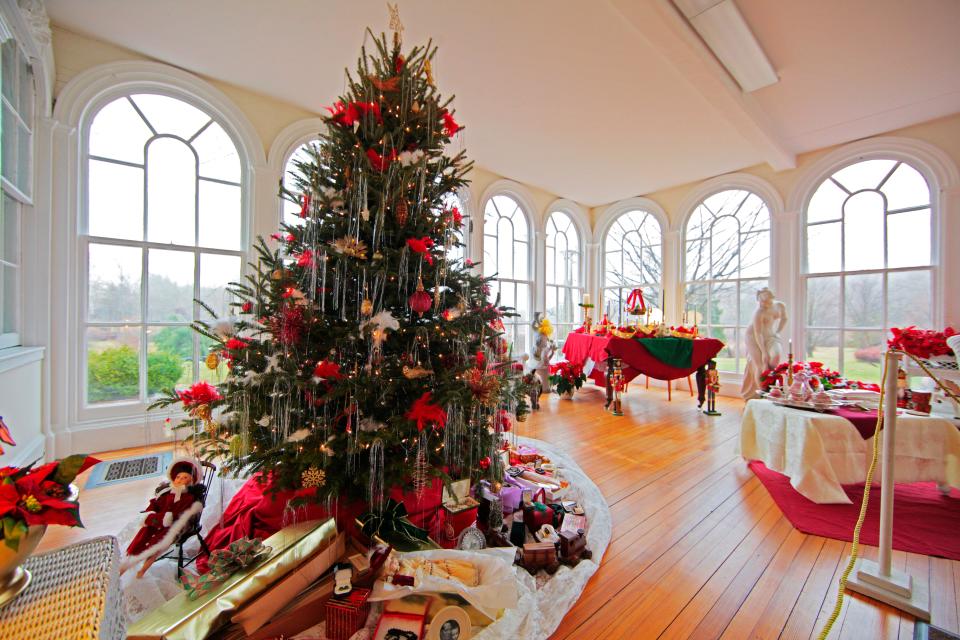 Starting in the 1890s, presents started to be put under the tree -- as they still at at the Annual Victorian Christmas at Ringwood Manor in Ringwood State Park.