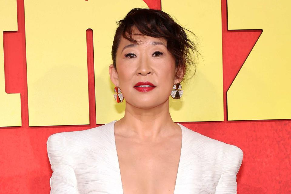 <p>Amy Sussman/WireImage</p> Sandra Oh attends the Los Angeles Premiere of HBO Original Limited Series "The Sympathizer" at The Paramount LA on April 9, 2024 in Los Angeles, California.