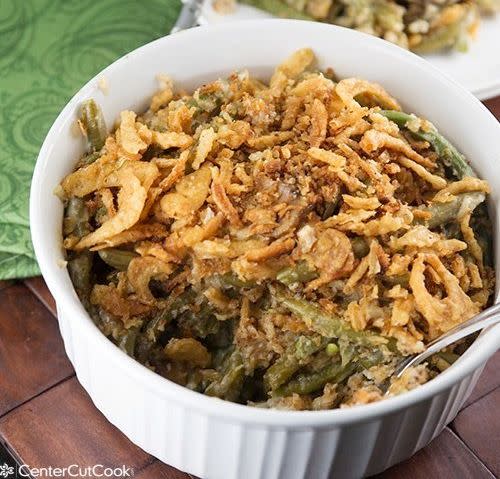 <strong>Get the <a href="http://centercutcook.com/slow-cooker-green-bean-casserole/" target="_blank">Slow Cooker Green Bean Casserole recipe </a>from Center Cut Cook</strong>