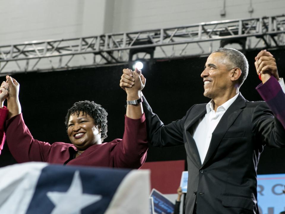 Stacey Abrams Barack Obama