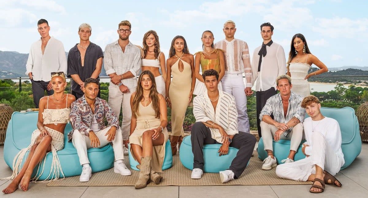 Made In Chelsea will become the first UK show to broadcast a three-way kiss between male throuple (Channel 4)