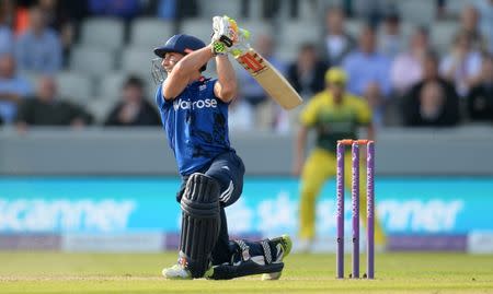 Cricket - England v Australia - Third Royal London One Day International - Emirates Old Trafford - 8/9/15 England's James Taylor hits out Action Images via Reuters / Philip Brown