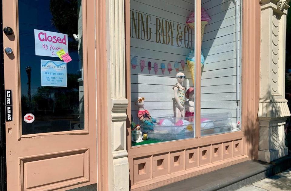 Channing Baby Co., on the south side of the UWT power outage, has also been closed. Businesses invite the community to support them in this unexpected period without revenue during a Blackout Block Party on Thursday, 3-6 p.m.