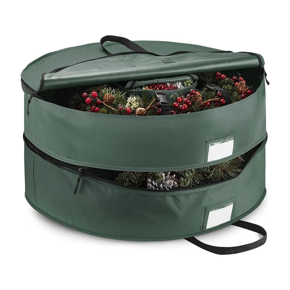 Double Premium Christmas Wreath Storage Bag