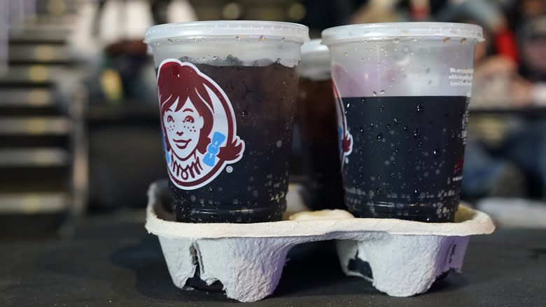 Cola in Wendy's cups
