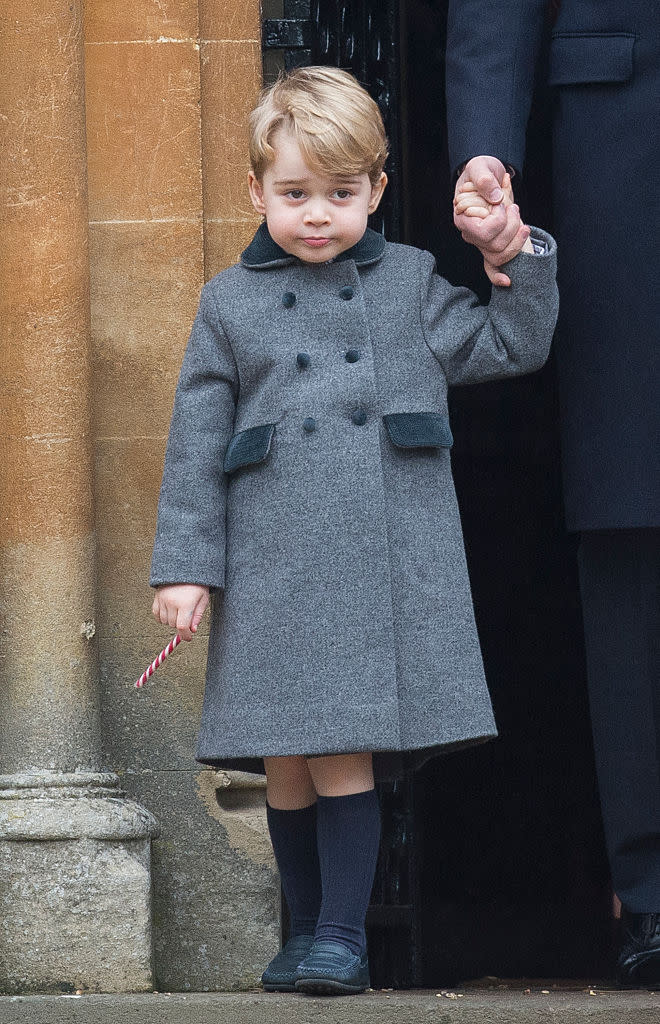 Prinz George von Cambridge nimmt am 25. Dezember 2016 an einem Weihnachtsgottesdienst in der St. Marks Church teil (Bild: Getty Images)