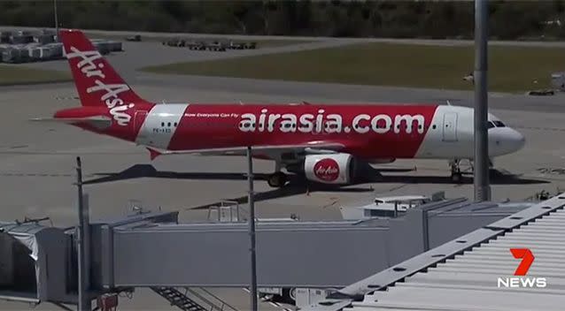 AirAsia said there was a mechanical issue. Source: 7 News