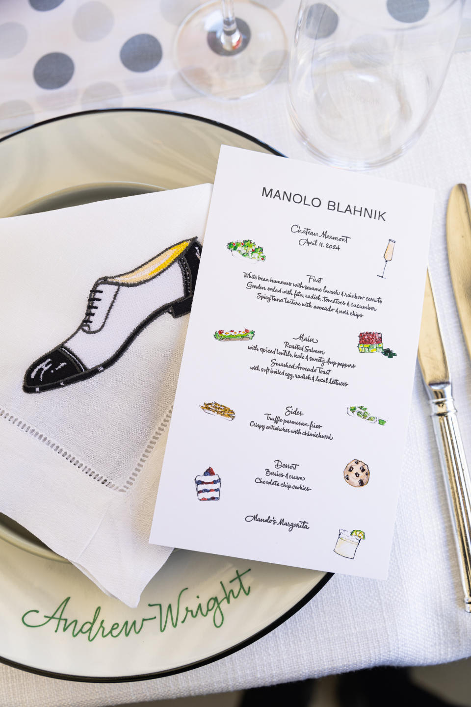 Manolo Blahnik Hosts an Intimate Luncheon at the Chateau Marmont