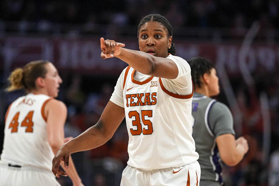 Texas freshman Madison Booker has become a key part of the Longhorns' season, especially with the loss of star point guard Rori Harmon. Booker, playing the point, scored 20 points to lead the Longhorns past Kansas State on Sunday.