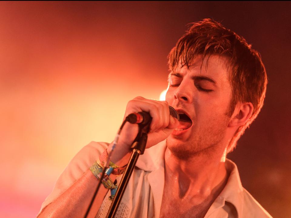 <p>Fontaines DC at Glastonbury 2019</p>Rex Features