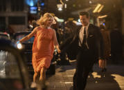 This image released by Focus Features shows Anya Taylor-Joy and Matt Smith in Edgar Wright's "Last Night in Soho." (Parisa Taghizadeh/Focus Features via AP)