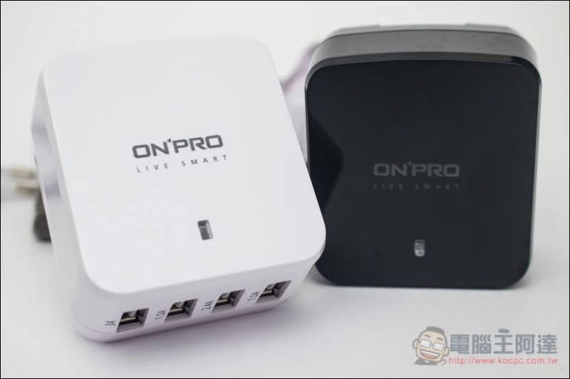 ONPRO USB 萬國急速充電器 開箱、評測 3A輸出、多充電埠、極高安全與認證