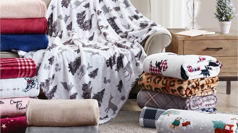These cozy blankets are marked down to less than $10.
