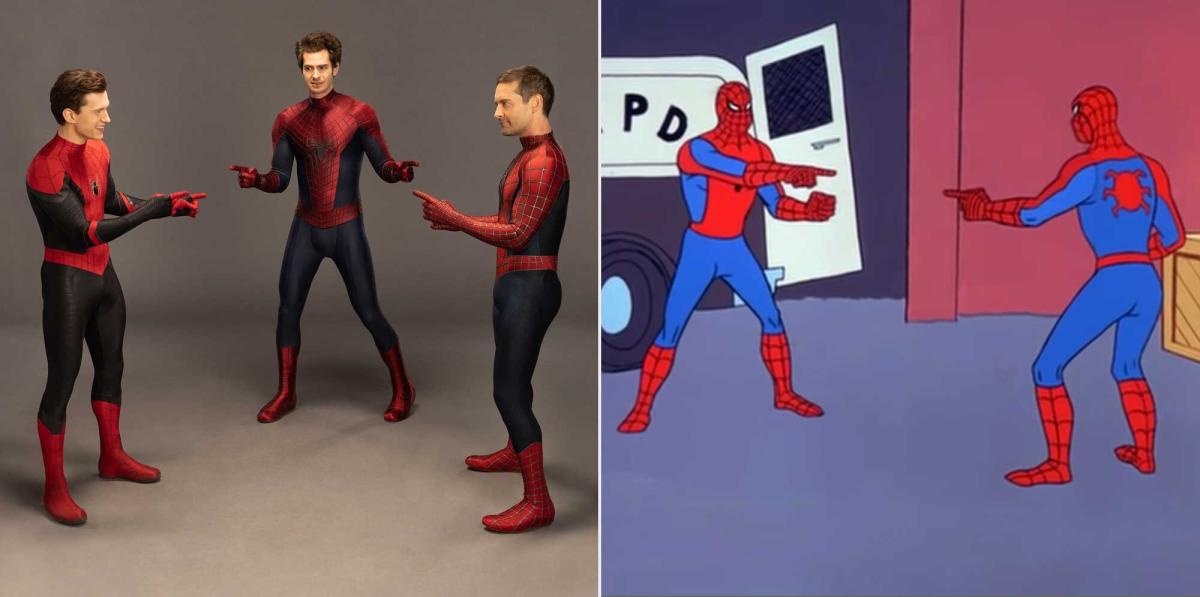 Garfield, Maguire, & Holland Recreate 'Spider-Man' Pointing Meme – IndieWire