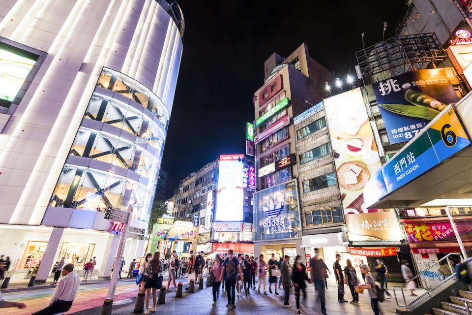 西門町商圈是台北市首座徒步商圈（圖片來源：Getty Creative）