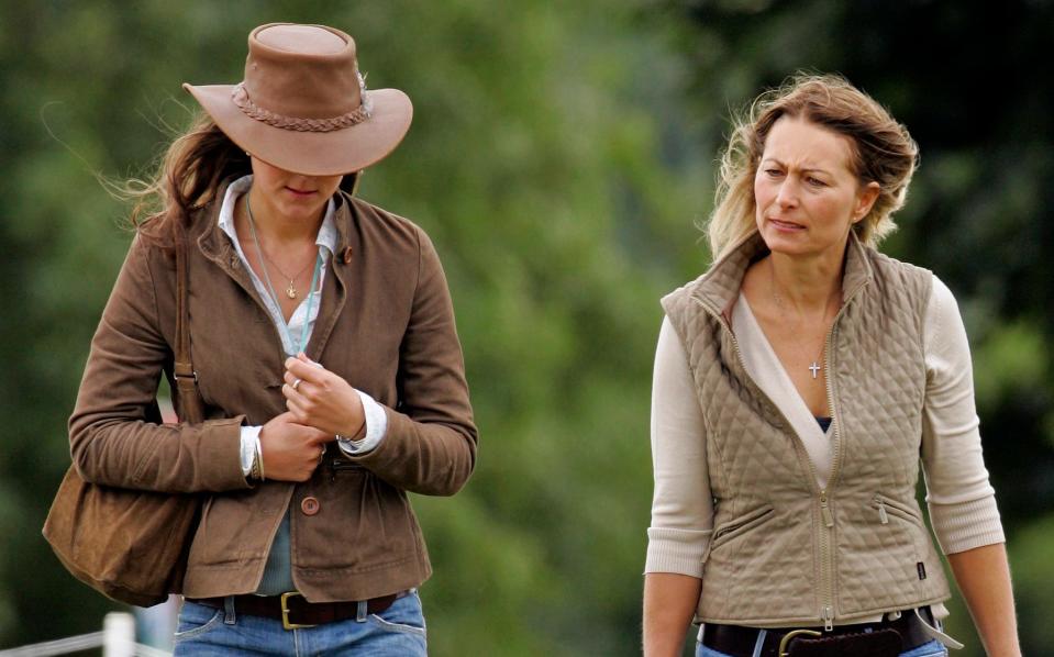 Kate Middleton and her mother Carole in Stroud, 2005