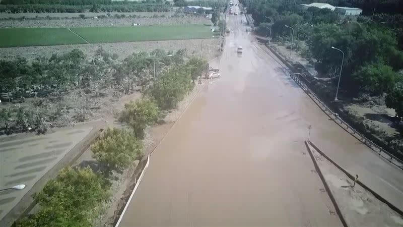 水上鄉中和交流道至永欽橋一帶現況。（圖／畫面提供：Iven）