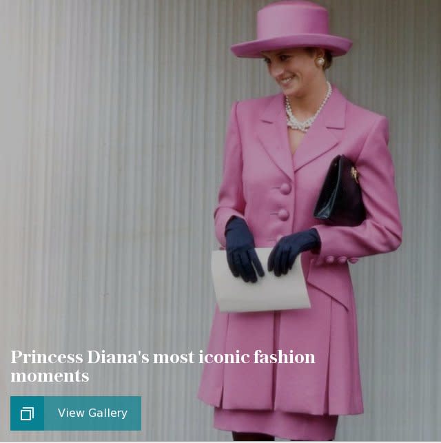 Princess Diana's most iconic fashion moments