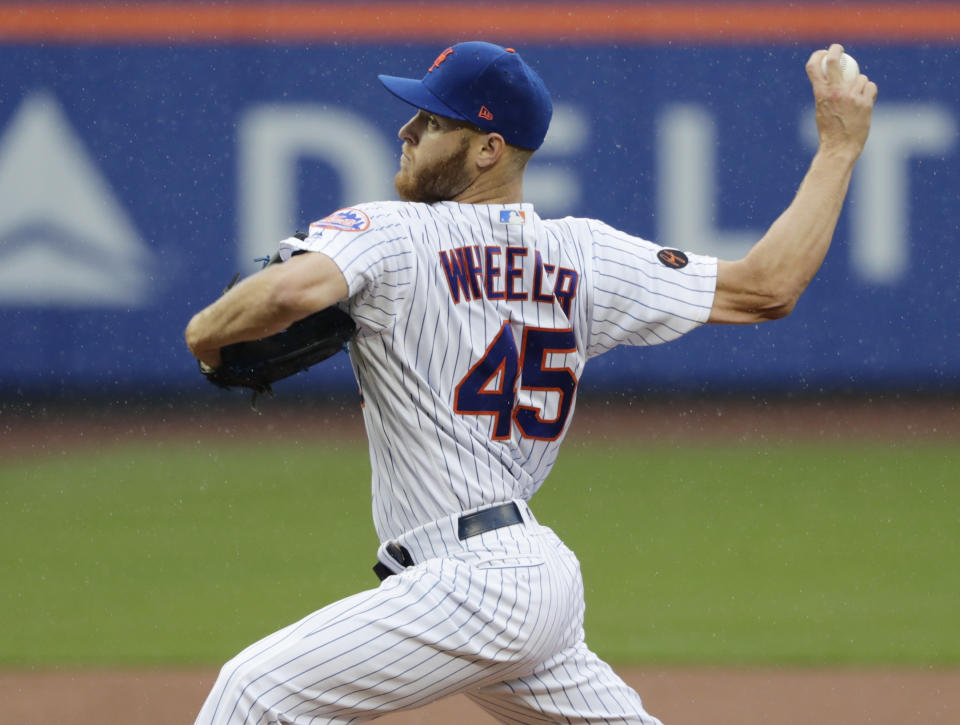 New York Mets’ Zack Wheeler (45) (AP Photo/Frank Franklin II)