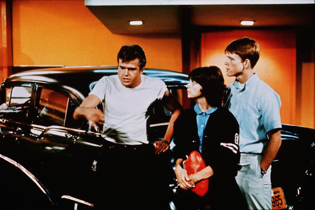 Lucasfilm/Coppola Co/Universal/Kobal/Shutterstock From left: Paul Le Mat, Cindy Williams and Ron Howard in 'American Graffiti,' 1973