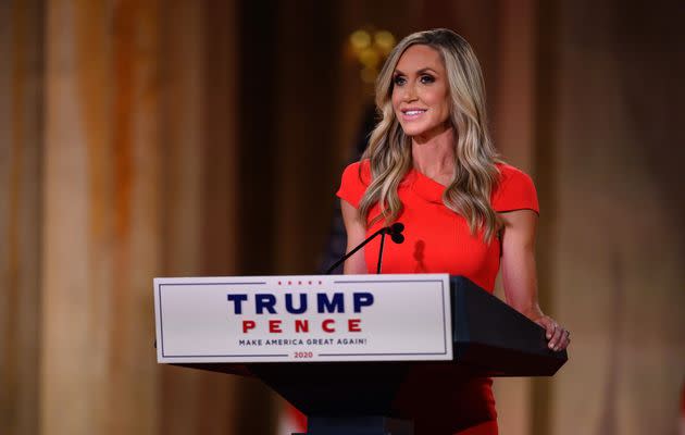 Lara Trump, Eric Trump's wife, had ties to a dog rescue charity that was spending big at Trump family properties. (Photo: Nicholas Kamm/Getty Images)