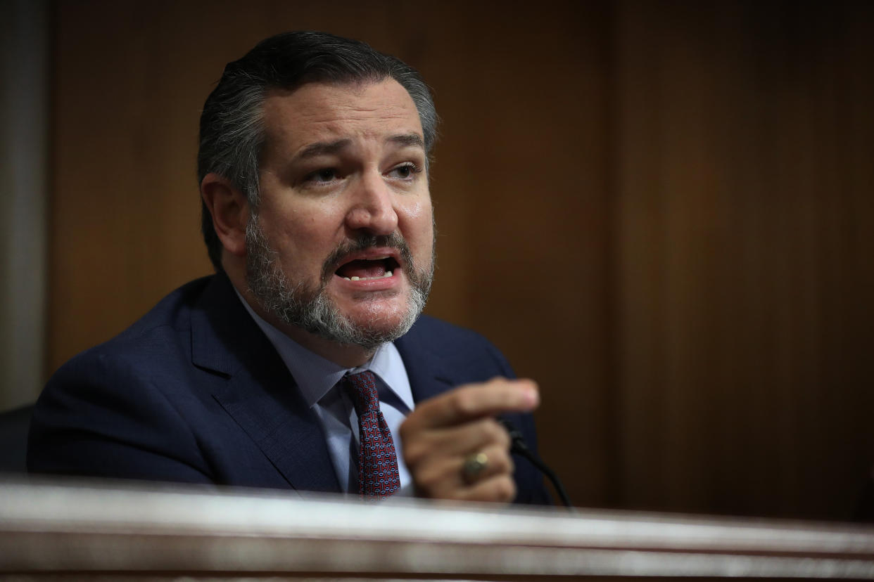 Sen. Ted Cruz is one of 20 Republican senators calling on the FDA to ban medication abortion, one of the most common types of abortion. (Photo: Chip Somodevilla/Getty Images)