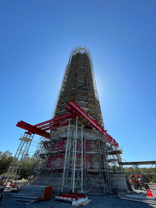 Restoration update photos from the Cape Hatteras National Seashore.