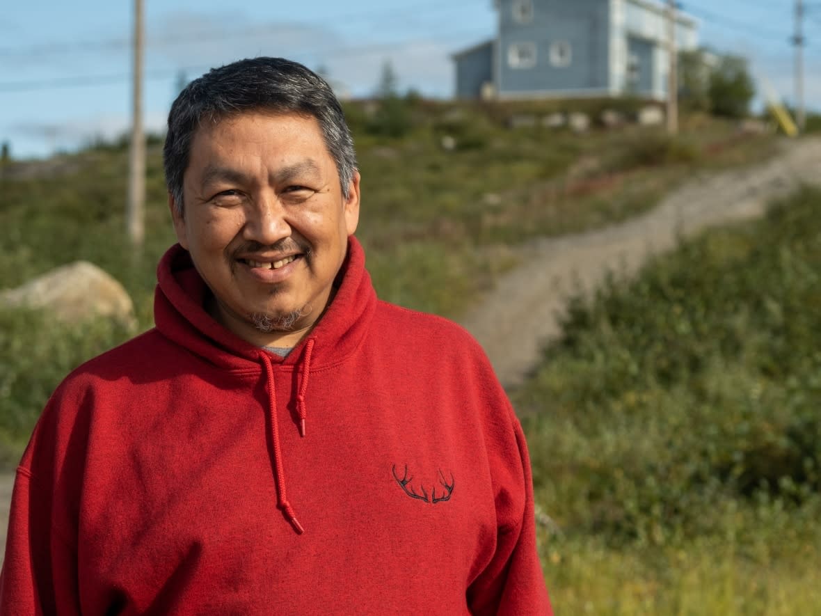 As a two-time mayor of Kuujjuaq, Tunu Napartuk said he felt confident accepting the nomination for the Liberal party. But after coming in third, he says he's convinced that Nunavik will only be served by its own riding.  (Félix Lebel/ Radio-Canada - image credit)
