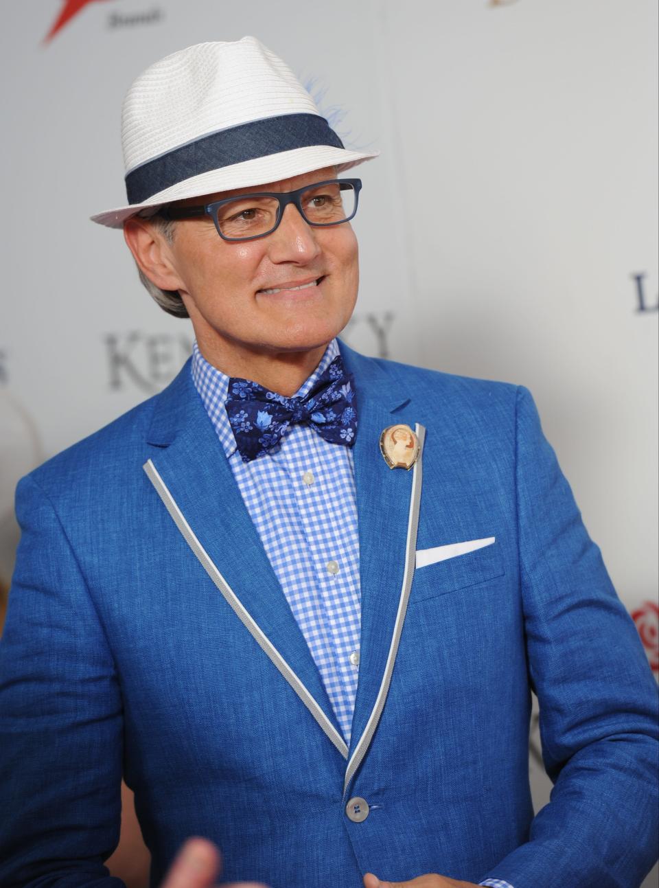 Monte Durham arrives on the red carpet at the 2015 Kentucky Derby on Saturday, May 2, 2015 at Churchill Downs in Louisville, Ky. (Photo by Joe Imel/Invision/AP)