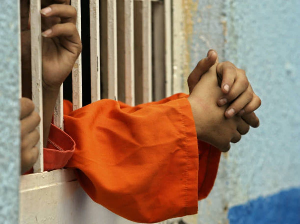 Representational image: Juvenile prisoners in detention centre. A 13-year-old boy was held approximately 36 days in solitary confinement in Australia’s youth detention centre (AFP via Getty Images)