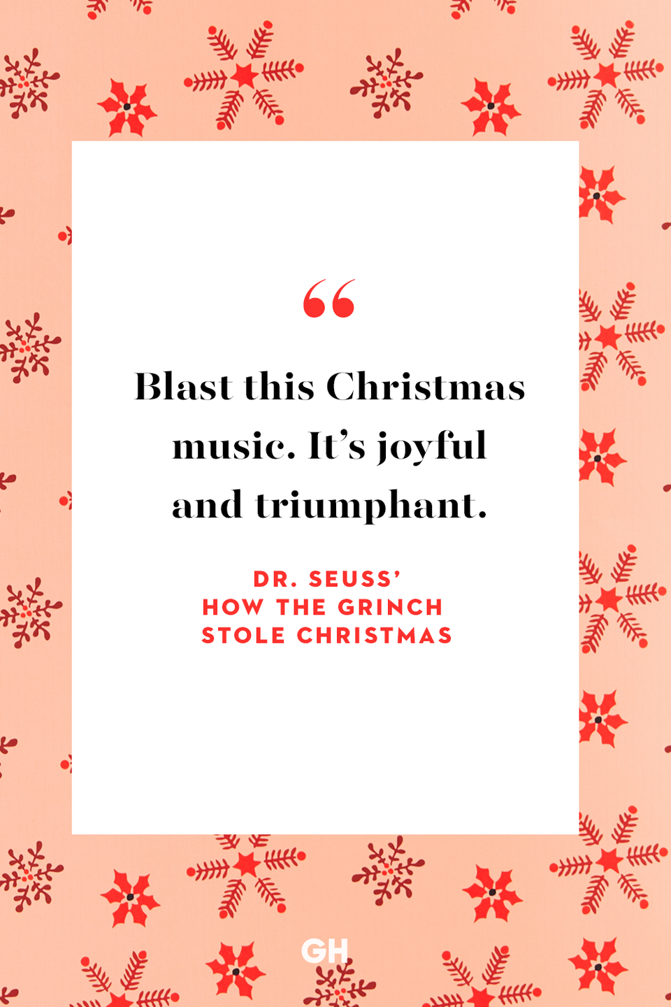 <p>Blast this Christmas music. It’s joyful and triumphant.</p>