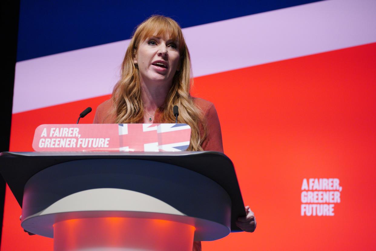 Labour deputy leader Angela Rayner has promised to ban former ministers from lobbying the government for five years as part of a plan to improve transparency and uphold standards in public life. (Peter Byrne/PA) (PA Wire)