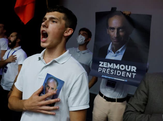 Un soutien d'Éric Zemmour photographié à Béziers samedi 16 octobre (illustration)  (Photo: Eric Gaillard / Reuters)