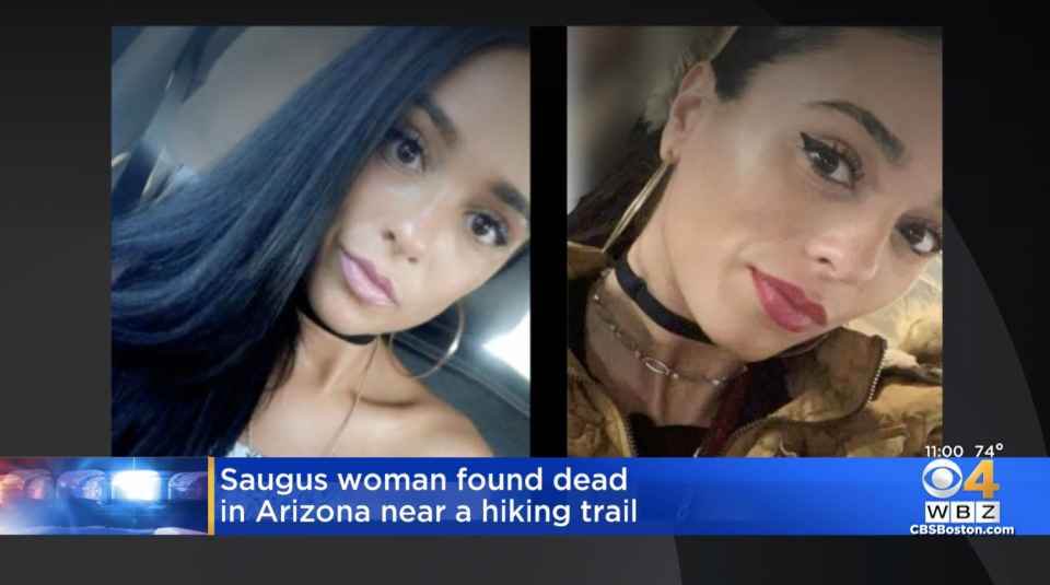 Angela Tramonte was found dead after going on a hike in Arizona. Source: WBZ-TV