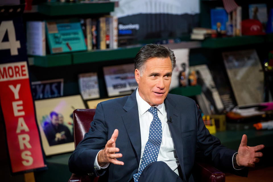 "I simply can&rsquo;t put my name down as someone who voted for principles that suggest racism or xenophobia, misogyny, bigotry, [for someone] who&rsquo;s been vulgar time and time again,&rdquo; <a href="http://www.huffingtonpost.com/entry/mitt-romney-trump-racism_us_575b3a31e4b0ced23ca8282a">Romney said in June</a>.&nbsp;&ldquo;I don&rsquo;t want to be associated with that in any way, shape or form.&rdquo;