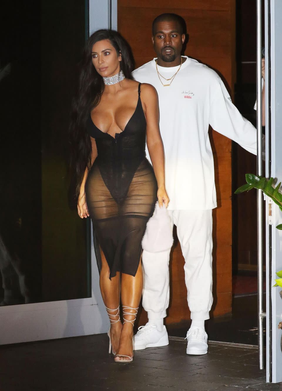 Kim Kardashian and Kanye West, here in Miami in 2016, are reportedly already thinking about baby number four. Source: Getty