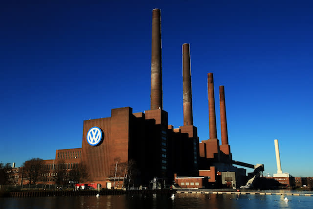 A general view of the Volkswagen Factory, Wolfsburg